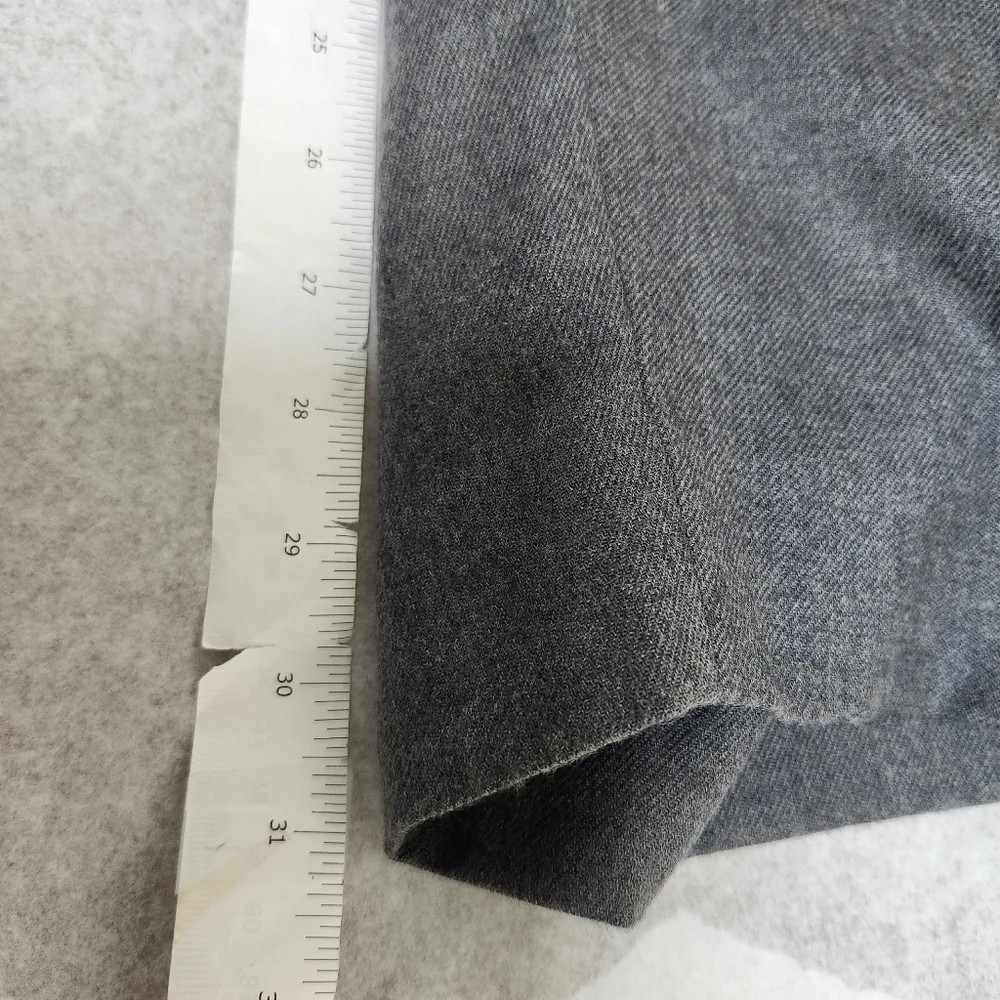 CHAUS Woman Gray Dress Pants Size 24 NWT Gray Wool Lined - Picture 7 of 8